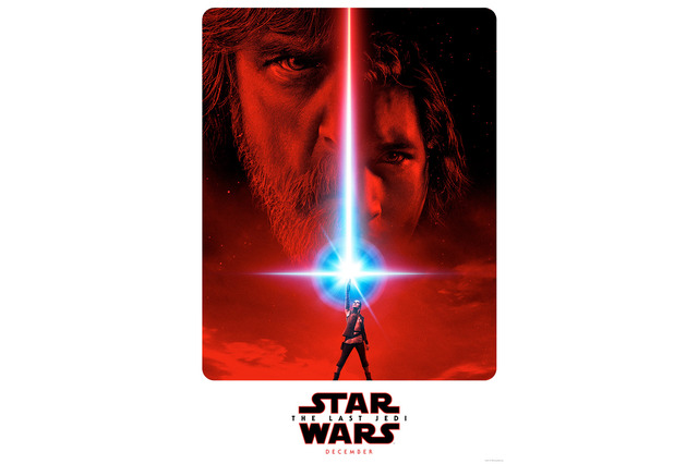 「スター・ウォーズ/最後のジェダイ」2分12秒の特報を公開 衝撃的なポスタービジュアルも明らかに 画像