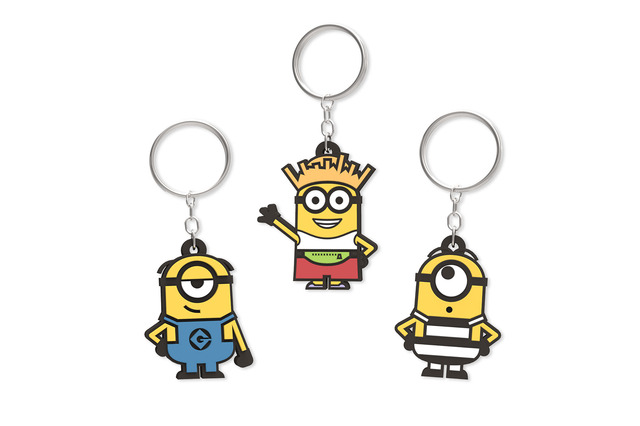 【プレゼント】「怪盗グルーのミニオン大脱走」ミニオンのキーチェーンを3名様に 画像