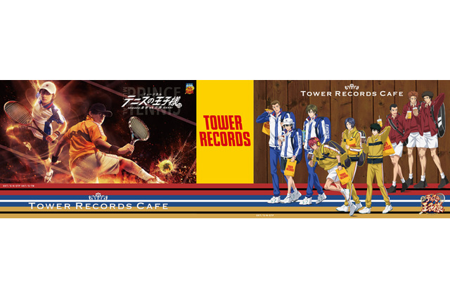 「テニスの王子様」タワレコ渋谷でコラボカフェ開催 アニメとミュージカルが共演 画像