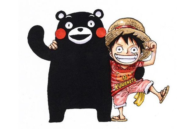 「ONE PIECE×熊本」復興プロジェクト継続へ！ くまモンが「ジャンプ」編集部に訪問 画像