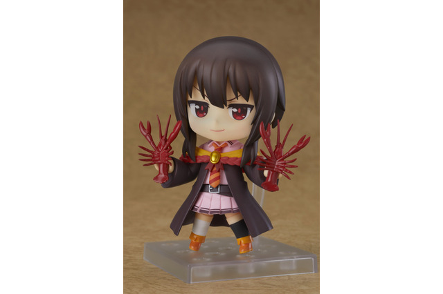 「このすば」めぐみん学生服ver.ねんどろいど！ ザリガニ、パンの耳...付属パーツで貧乏時代を再現 画像