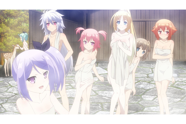 「百錬の覇王と聖約の戦乙女」七人の乙女が温泉で勇斗を癒やす!? 第6話先行カット 画像