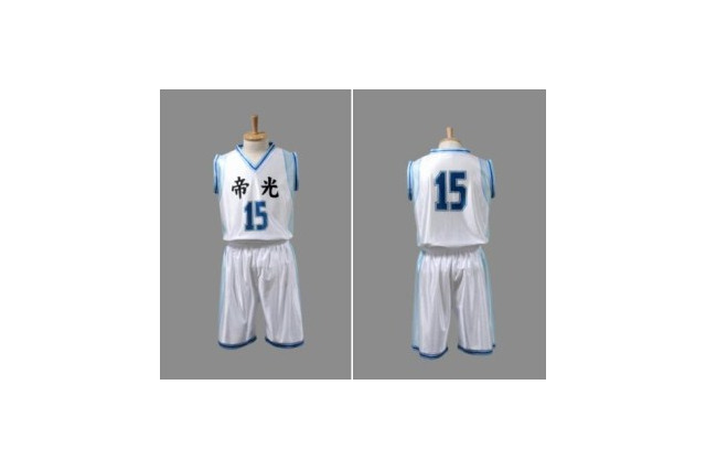 「黒子のバスケ」帝光中学ユニフォームと各高校のウィンドブレーカーが登場 画像