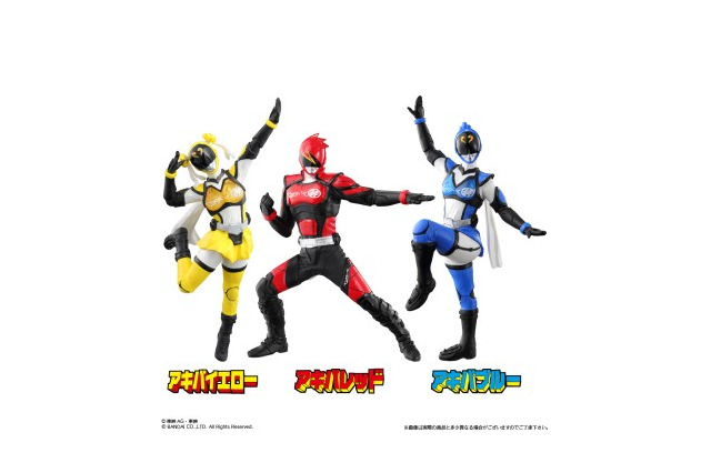 「非公認戦隊アキバレンジャー」食玩で登場 　「HDM創絶」より全3種がリリース 画像
