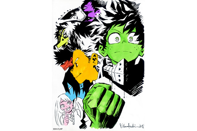 「ヒロアカ」TVアニメ第4期制作決定！  馬越嘉彦による応援感謝イラストも公開 画像