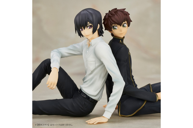 「コードギアス」ルルーシュ＆スザク、リラックスしながら制服姿で話す姿が立体化 画像