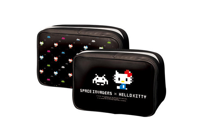スペースインベーダーとコラボ　ハローキティがキュートなドットキティに大変身 画像