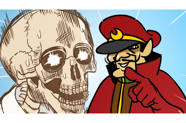 「ガイコツ書店員 本田さん」×「鷹の爪」コラボ動画公開、 書店に吉田くん現る 画像