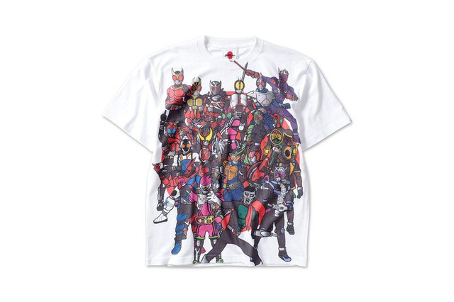 「仮面ライダー」×「パンクドランカーズ」平成ライダーが大集合したTシャツが登場 画像