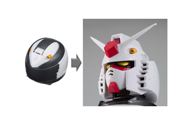 「ガンダム」ガシャポン史上最大級のサイズ感実現！モビルスーツ頭部を精密再現 画像