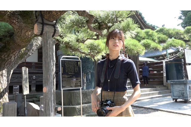 「声優カメラ旅」立花理香が柴又を散策！帝釈天を巡り人生初の射的に挑戦!? 画像