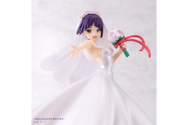 「ゲゲゲの鬼太郎」ねこ娘が幸せそうな表情のウェディングドレス姿でフィギュア化 画像