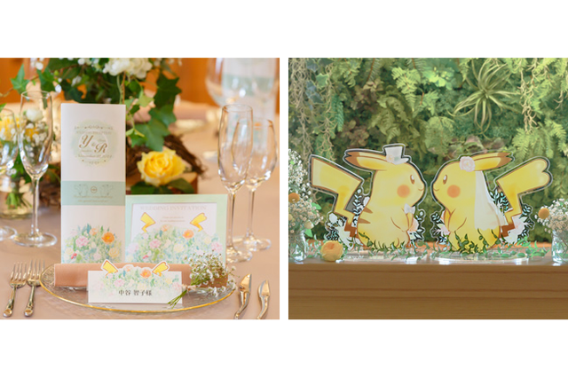ポケモン ウエディングプラン登場 ケーキ テーブル ウェルカムボード ピカチュウが 結婚式 を彩る アニメ アニメ