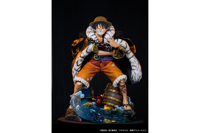海賊王におれはなるっ!!!!「ワンピース」ルフィが大迫力フィギュアに DVDジャケット立体化第1弾 画像