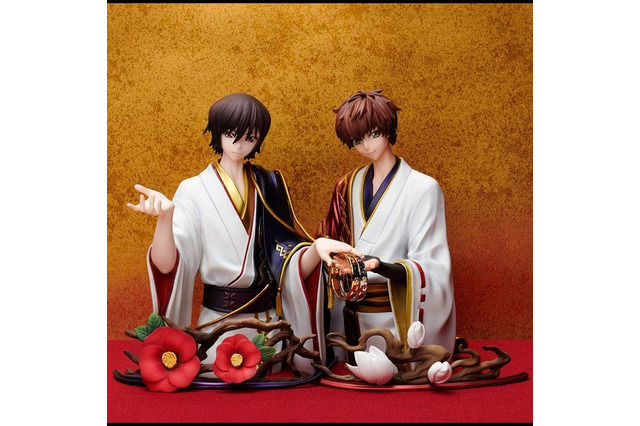 「コードギアス」ルル＆スザクの“和テイスト”にうっとり♪ フィギュア＆リングセットが登場 画像