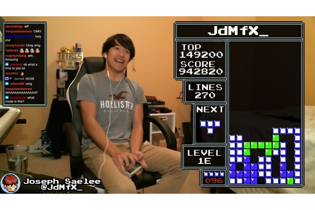 「テトリス」ファミコン版世界ランキング更新！ 速すぎてよくわからない...前人未踏の“レベル33”達成映像 画像