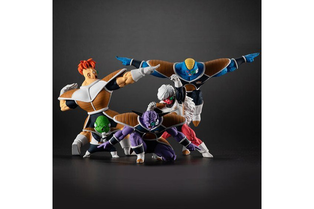 「ドラゴンボールZ」ギニュー特戦隊、只今参上!! おなじみのポーズでフィギュア化 画像
