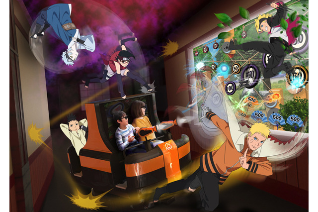 「ナルト」「ボルト」の世界が“富士急ハイランド”に！シューティングライドアトラクションなど登場 画像