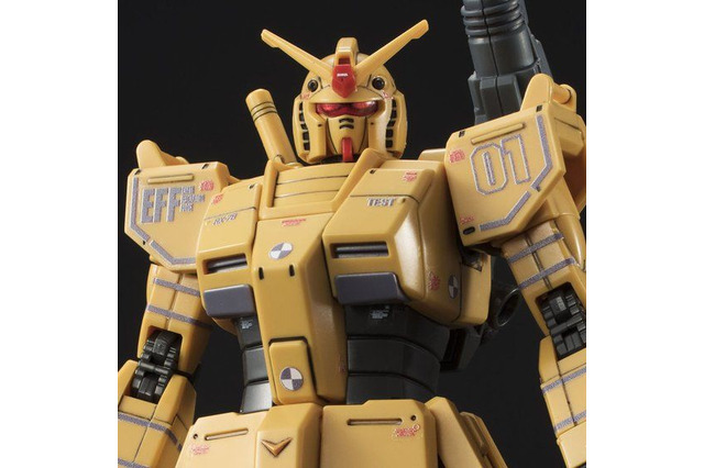「ガンダム THE ORIGIN」RX-78-01［N］局地型ガンダム（ロールアウト）、ガンプラ再販！ 特徴的なイエローが映える 画像