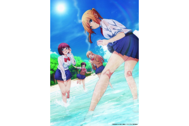 「ソウナンですか？」キービジュアル＆PV公開　食虫にキスシーン!? JK4人の少し過激な無人島生活はじまる 画像