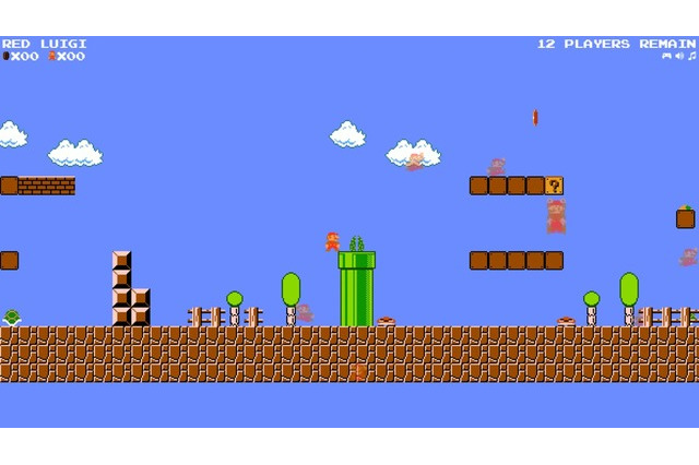 「マリオ」100人バトロワのファンメイドブラウザゲーム“Mario Royale”公開！ 前代未聞のわちゃわちゃがスゴイ 画像