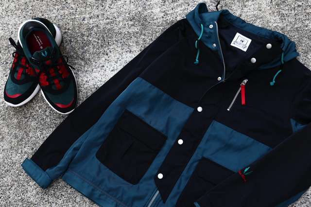 「ヒロアカ」デク、爆豪、轟らの“ヒーローコスチューム”をイメージしたマウンテンパーカー＆スニーカー登場 画像