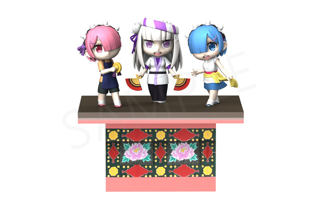 「Re:ゼロ」青森の“たちねぷた”に参加決定 エミリア＆レム＆ラムの「リゼロねぷた」公開 画像