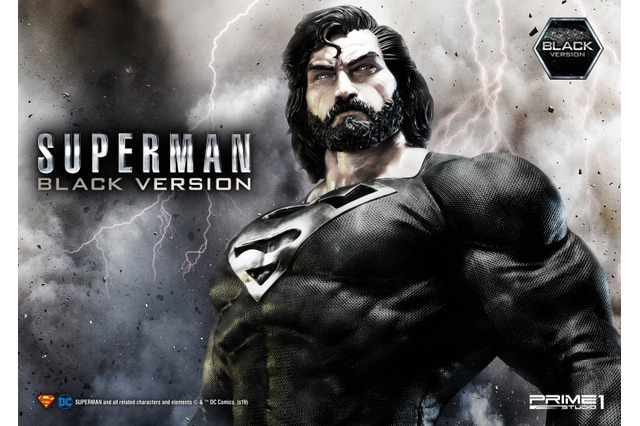 「スーパーマン」“ブラックコスチューム”を身にまとった姿でフィギュア化！ 750体限定生産 画像