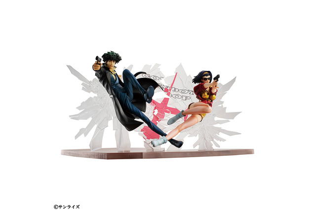 「カウボーイビバップ」スパイク＆フェイが立体化！躍動感あるポージングに注目 画像