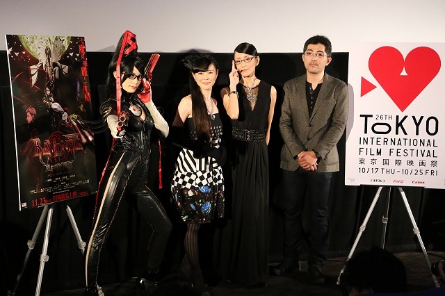 「BAYONETTA Bloody Fate」東京国際映画祭に 田中敦子、園崎未恵、木崎監督が登壇 画像