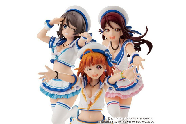 「ラブライブ！サンシャイン!!」高海千歌、桜内梨子、渡辺曜の笑顔が眩しい！フィギュア登場 画像