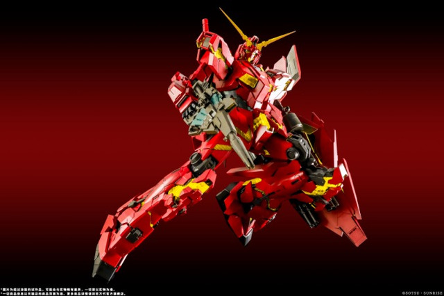 「UCガンダム」中国カラーの限定プラモデルが登場 真っ赤なボディが美しい！ 画像