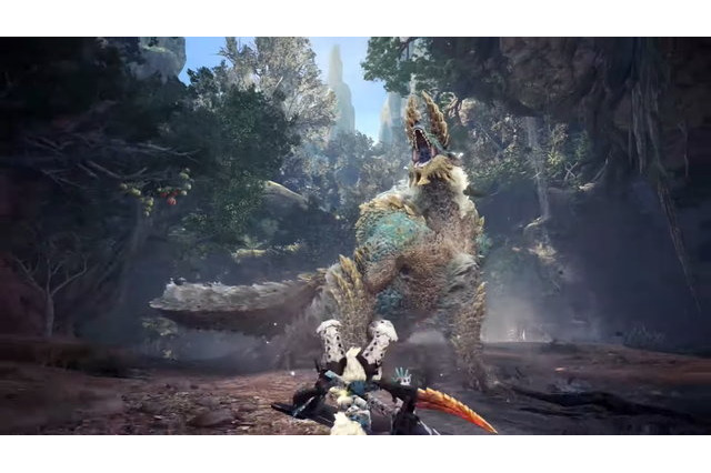 「モンハン：アイスボーン」PV第5弾　“ジンオウガ”登場！ 新古龍“ネロミェール”との戦闘シーンも 画像