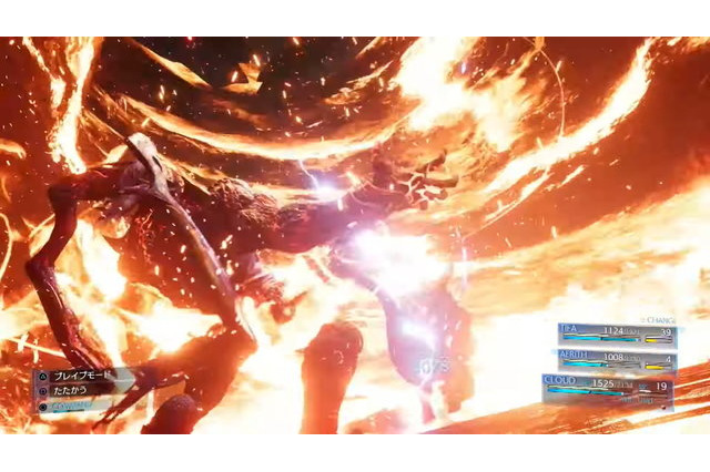 「ファイナルファンタジー7 リメイク」TGS2019ステージイベントのアーカイブ映像公開！ 召喚獣イフリートの迫力を見よ 画像