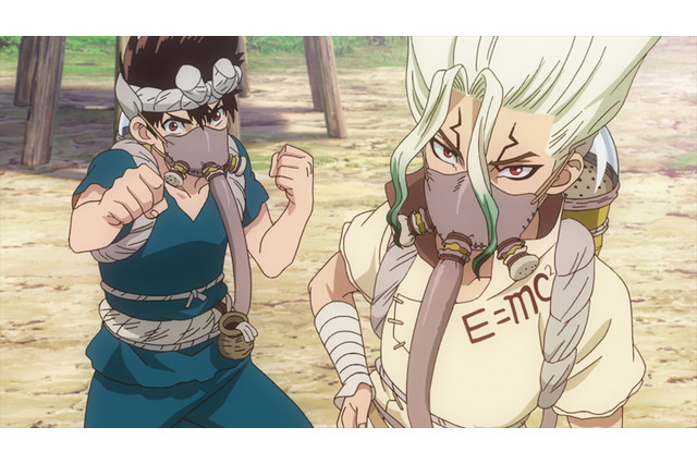 「Dr．STONE」千空、“手作りガスマスク”で命懸けの硫酸採集に挑む！ 第12話先行カット 画像