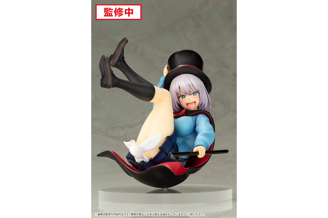 「手品先輩」先輩のスカートからハトが飛び出す!? 大胆なポージングでフィギュア化 画像