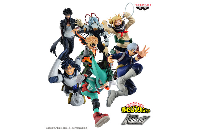 「ヒロアカ」緑谷出久、死柄木弔、爆豪勝己たちのプライズフィギュア登場！ 10月より順次投入 画像