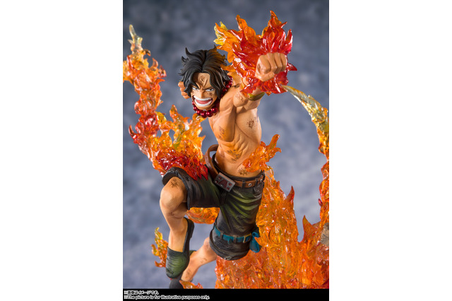 「ワンピース」“火拳のエース”圧倒的エフェクト＆躍動感で立体化！ 戦いに挑む決死の表情も◎ 画像