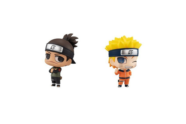 「NARUTO」ナルト＆イルカ先生、少年期の名コンビをちっちゃくフィギュア化！ 無邪気で可愛い特典イラストも 画像