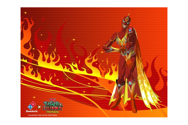 タイバニ仕様の宅配バイク　ジャンフェス2014に登場　ドミノ・ピザとのコラボ第2弾 画像