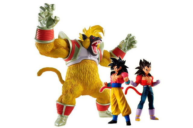 「ドラゴンボールGT」大猿ベビーの超巨体出現！超サイヤ人4孫悟空＆ベジータとフィギュア化 画像