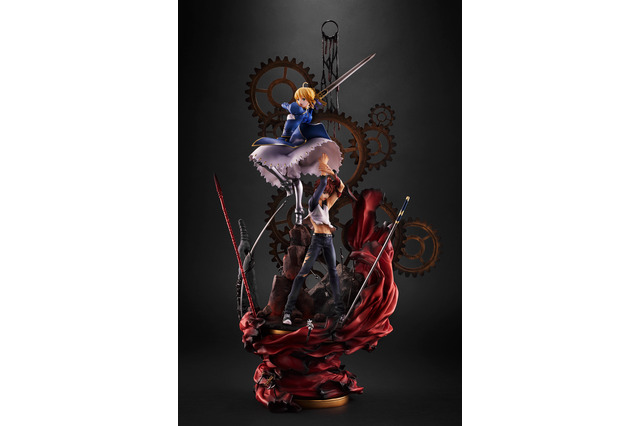「Fate/stay night」15周年フィギュアが圧倒的存在感！ 武内崇監修で、“士郎＆セイバーの名シーン”を再現 画像