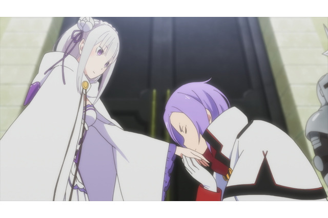 「『リゼロ』第1期新編集版」王選候補者のエミリア、そしてスバルは王都へ…第12話＆第13話先行カット 画像