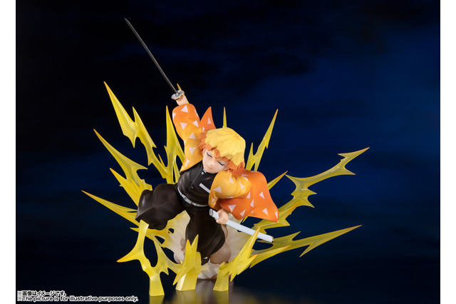 霹靂一閃！「鬼滅の刃」我妻善逸“雷の呼吸”を再現してフィギュア化 画像