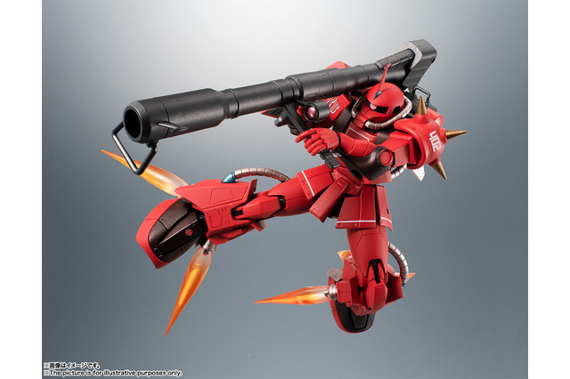 「ガンダム MSV」“真紅の稲妻”ジョニー・ライデンの高機動型ザクII、ROBOT魂でアクションフィギュア化！ 画像