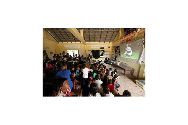 やなせたかし原作「ハルのふえ」がカンボジアに　移動映画館で上映プロジェクト 画像