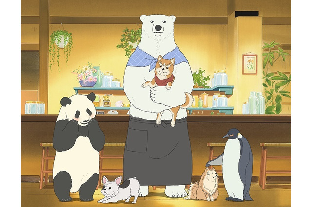 「織田シナモン信長」武将犬たちが「しろくまカフェ」に来店♪ コラボイラスト到着 画像