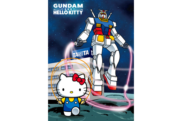 「ガンダム」君は（健康で）生き延びることができるか？ 「ガンダム＆ハローキティ」ボイス体組成計で健康づくり 画像