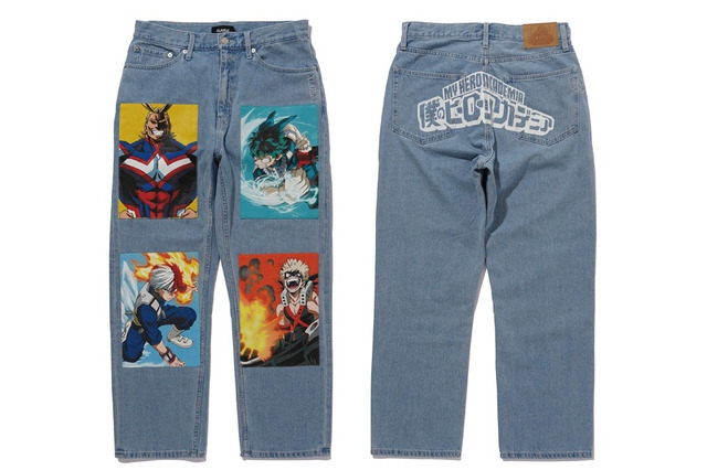 「ヒロアカ」デク、爆豪らのTシャツやデニムパンツが登場！ XLARGEとコラボ♪ 画像
