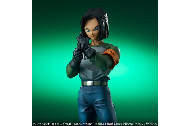 「ドラゴンボール超」人造人間17号、“宇宙サバイバル編ver.”でビッグサイズソフビ化！ 2体の全王様もセット 画像